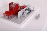 custom made model of Chinook Hay Dryer